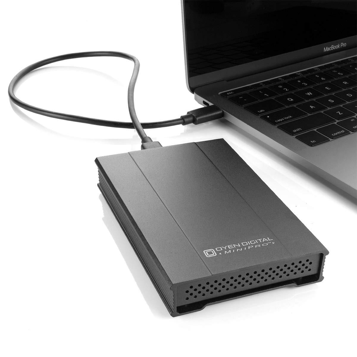 Oyen Digital Oyen Digital MiniPro 2.5" SATA to USB-C External Hard Drive/SSD Enclosure (U31M-C25-G)