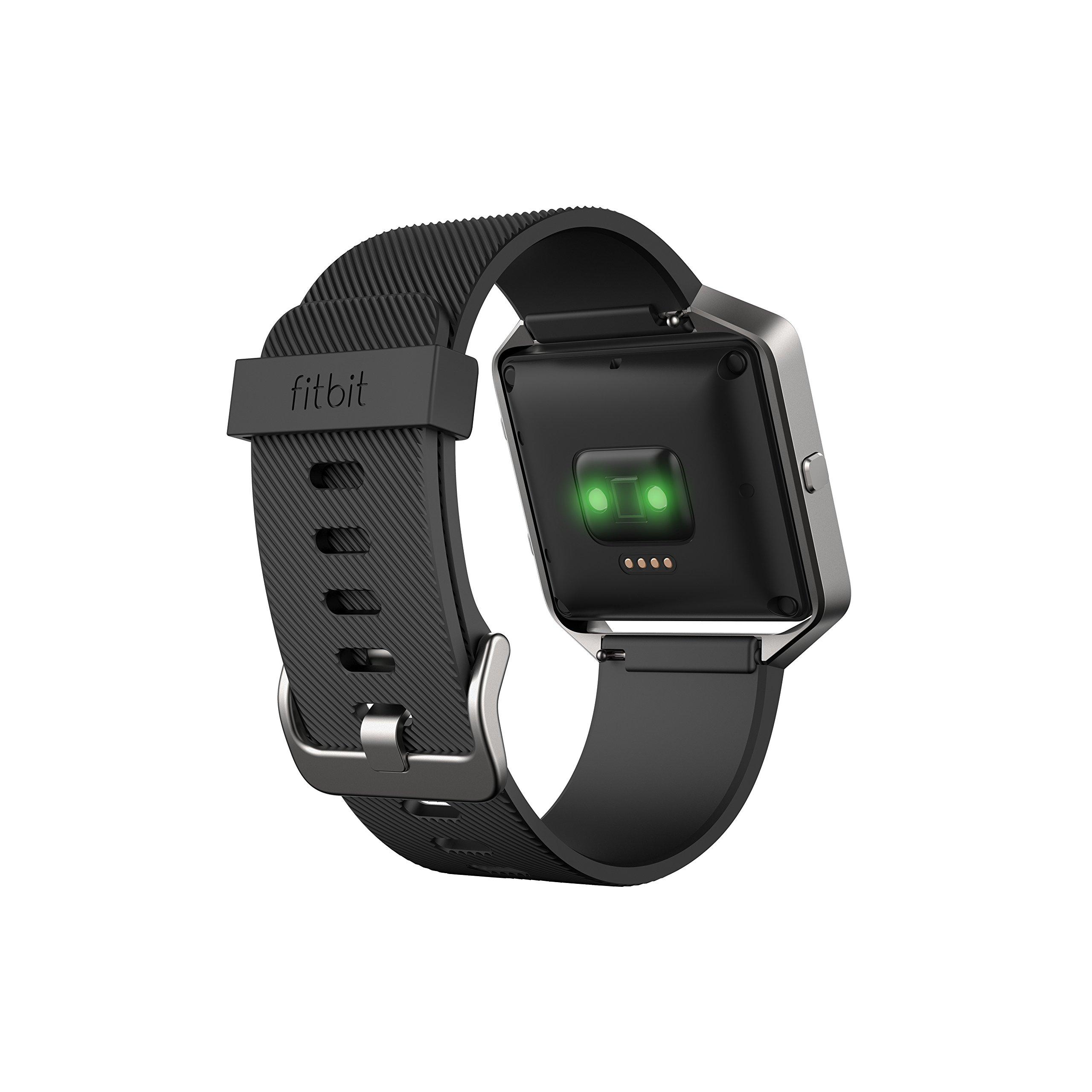 Fitbit Fitbit Blaze Smart Fitness Watch with Time Display, Black, Silver, Small (5.5 - 6.7 inch) (US Version)