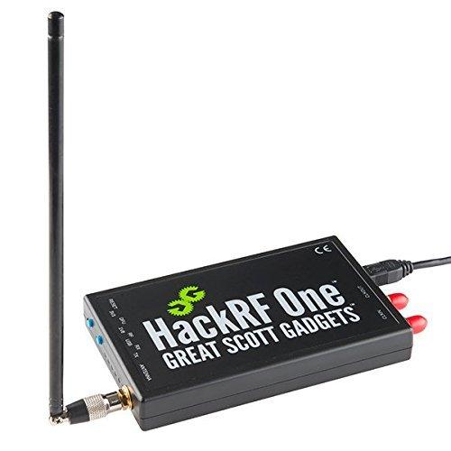 NooElec Nooelec HackRF One Software Defined Radio, ANT500 & SMA Adapter Bundle for HF, VHF & UHF. Includes SDR with 1MHz-6GHz Frequency Range & 20MHz Bandwidth, ANT-500, and 4 SMA Adapters