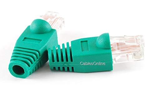 CABLESONLINE.COM ATLANTIC COMPUTERTECH CablesOnline 6-Pack 10/100 4-Pair Ethernet Green Loopback Plugs, TS-UL02-6