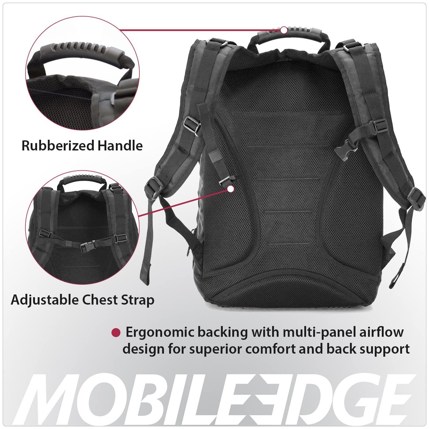 Mobile Edge Mobile Edge Orion M17x Gaming Laptop Backpack for Men and Women, Designed Specifically for and Compatible with Alienware M17 17.3 Laptops, ScanFast Checkpoint Friendly, Black ME-AWBP2.0