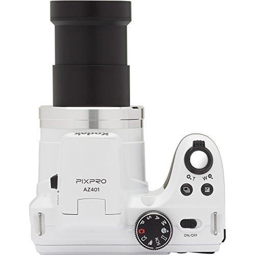 KODAK Kodak AZ401-WH PIXPRO 16MP Digital Camera, 3", White
