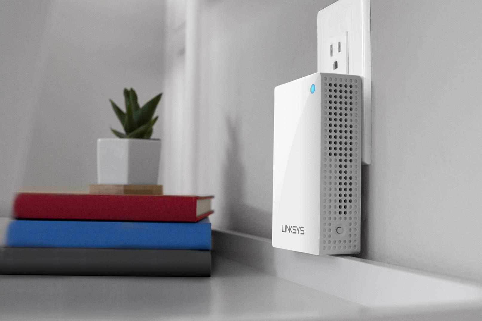 Linksys Linksys Velop Whole Home WiFi Intelligent Mesh System Wall Plug-in, Works with Your Velop System to Extend Range & Speed (Renewed)
