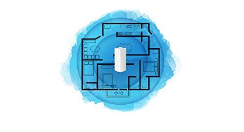 Linksys Linksys WHW0301 Velop Intelligent Mesh WiFi System: AC2200 Tri-Band Wi-Fi Router, Wireless Network for Full-Speed Home Coverage (White, 1-Pack)