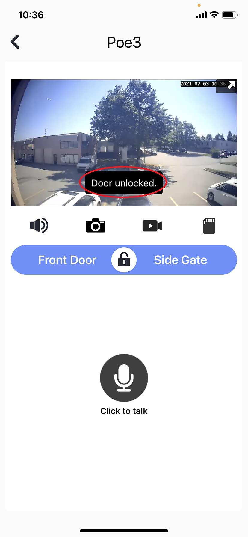 GBF GBF Smart Full IP Video Door Station/Smart Video Intercom System for 4 Unit Apartment (GBF-PL963PM4U-POE)- 1080P Camera, Built in POE, Control Two Locks remotely, Smart Keypad