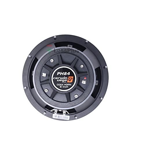 Cerwin-Vega Cerwin Vega 8\" PRO Full-Range Co-Ax Horn Speaker in a Pair - 4 High Sensitivity Car Coaxial Speakers with Ferrite Strontium Magnet, Advanced Voice Coil, Tweeters for Superior Car Audio System PH84