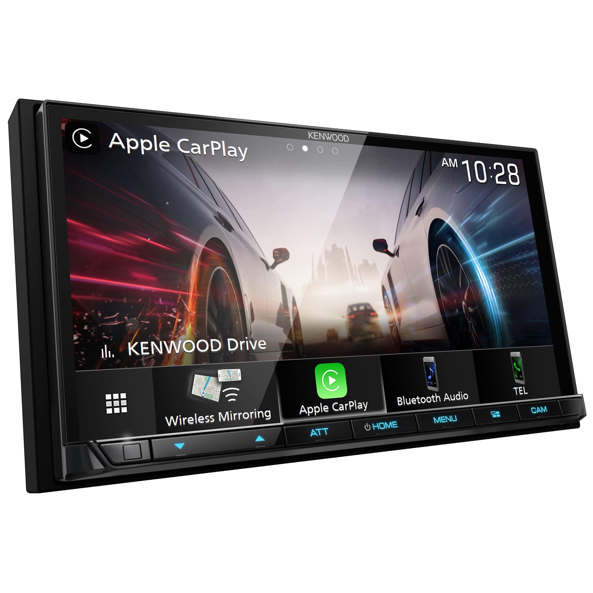 Kenwood KENWOOD DMX908S EXCELON 6.95 Inch LCD Touchscreen Digital Multimedia Receiver, Wireless Apple CarPlay and Android Auto, Double Din, AM/FM HD Radio, Bluetooth, USB Port, iDatalink Maestro, SiriusXM