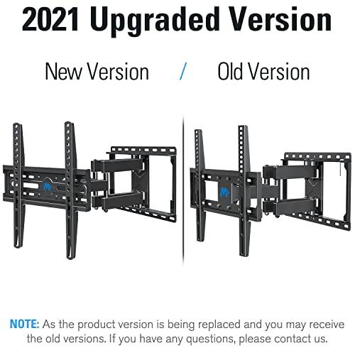 Mounting Dream Mounting Dream MD2380 Full Motion TV Wall Mount with Swivel and Tilt for 32-55 inch TV, VESA 400x400mm and MD2617 Full Motion TV Mount TV Wall Mount for 42-75 inch TVs, VESA 600x400mm TV Mount