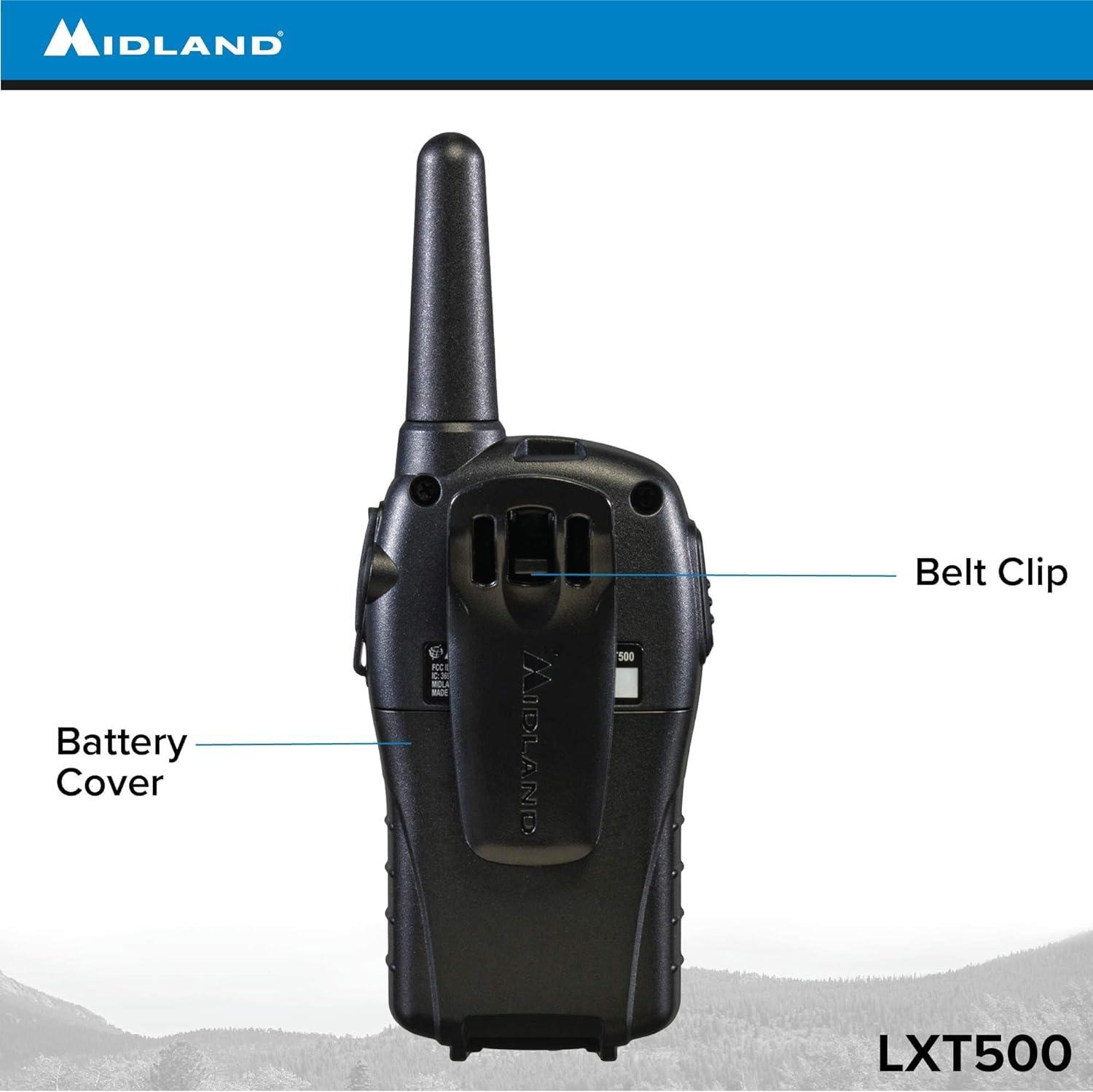 Midland Midland LXT500VP3 FRS Two Way Radios - 4 Pack Bundle w/Chargers