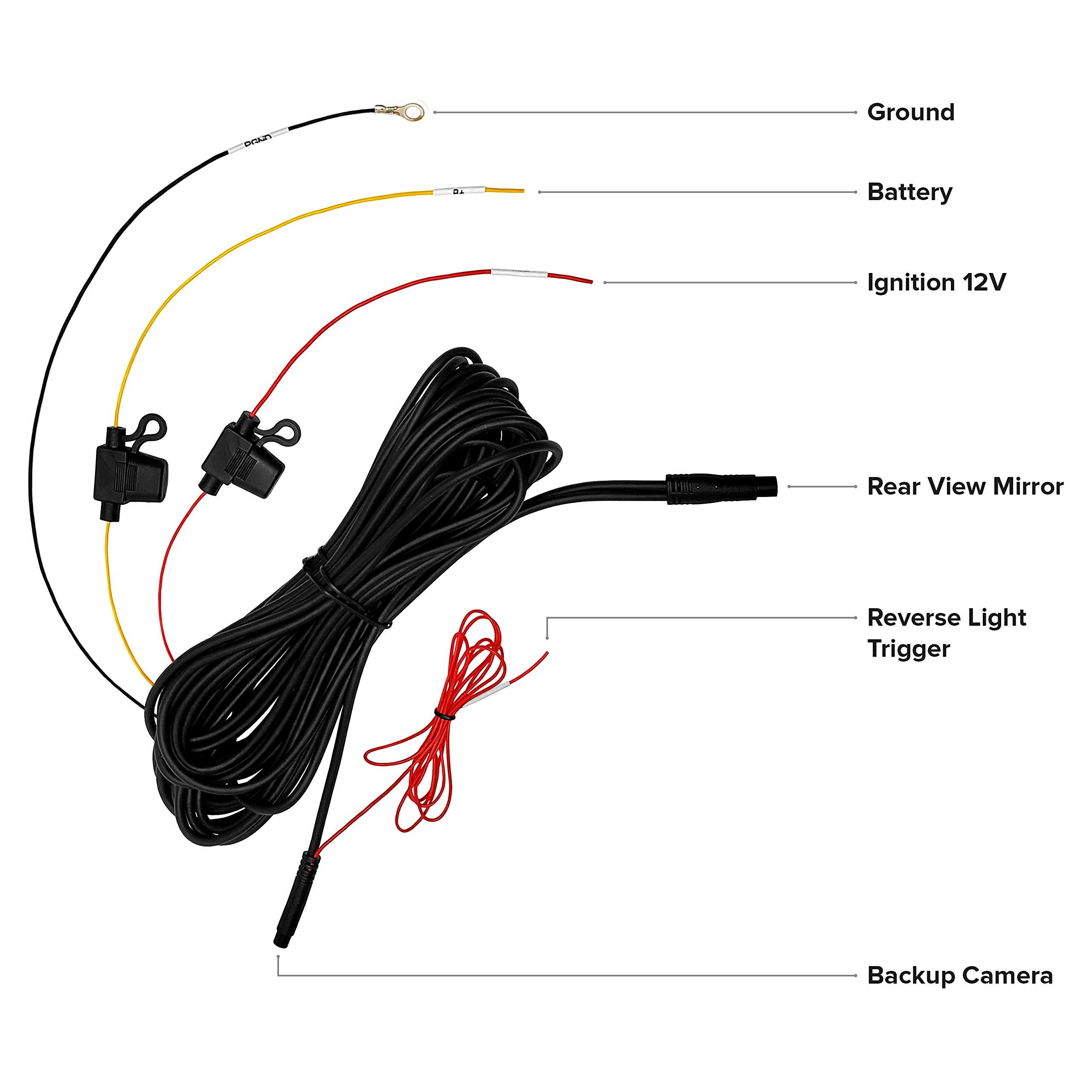 Master Tailgaters Master Tailgaters 10" OEM Rear View Mirror Dash Cam with 10" LCD Screen | Rearview Universal Fit | 1080p 30fps HD DVR | Dual Way Video Recorder with WiFi | Anti Glare | 1080p Backup Camera Included