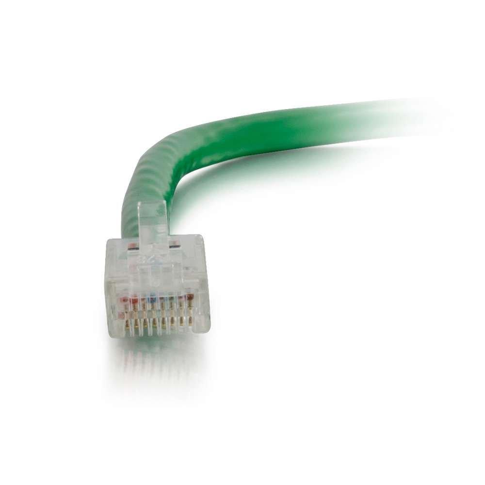C2G C2G 04127 Cat6 Cable - Non-Booted Unshielded Ethernet Network Patch Cable, Green (1 Foot, 0.30 Meters)