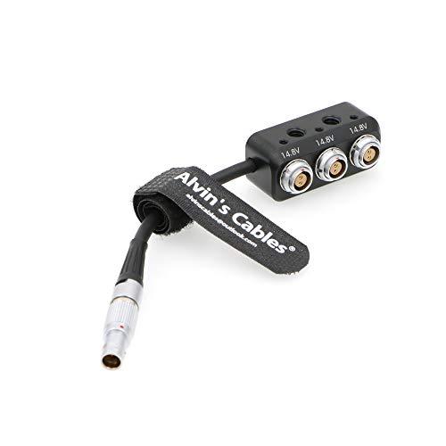 Alvin's Cables Alvin's Cables 1 to 3 Mini Power Splitter Box Cable 2 Pin Male to 3 2 Pin Female Box for ARRI RED Cameras Teradek