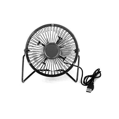 ZOMTOP ZOMTOP 4 USB Mini Desk Fan - Quiet, Powerful and Metal (Black)