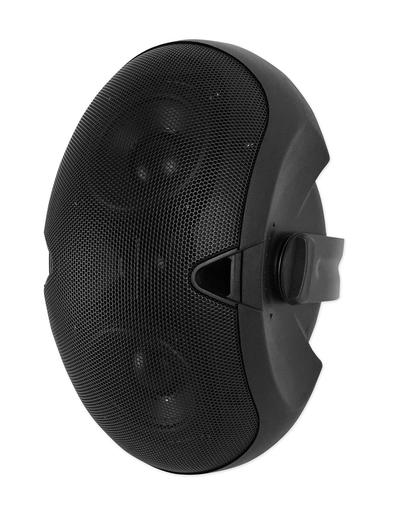 Rockville Rockville D4-8 Black Dual 4" Swivel Indoor/Outdoor Patio Speaker for Restaurant