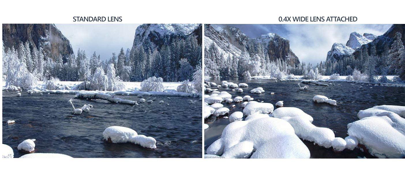 Digital Nc 0.4X High Grade Wide Angle Lens Compatible with Nikon D60 (Applicable on 49, 52, 55, 58, 62 & 67mm Lenses)