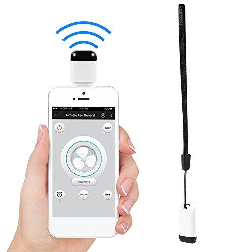 Acogedor Universal IR Remote Control Adapter for Android Smart Phone, OTG USB C Port Mini Mobile Phone Infrared Controller for Air Conditioner, Fan, Projector, TV, STB