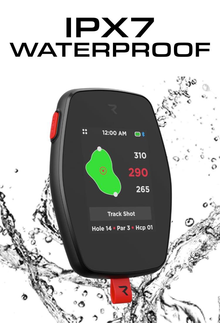 Rad Golf Rad Hand+ GPS Golf Handheld with Green View, Shot Tracking, IPX7 Waterproof, Dynamic Touch Pin Positioning and Over 40,000 Mapped Courses