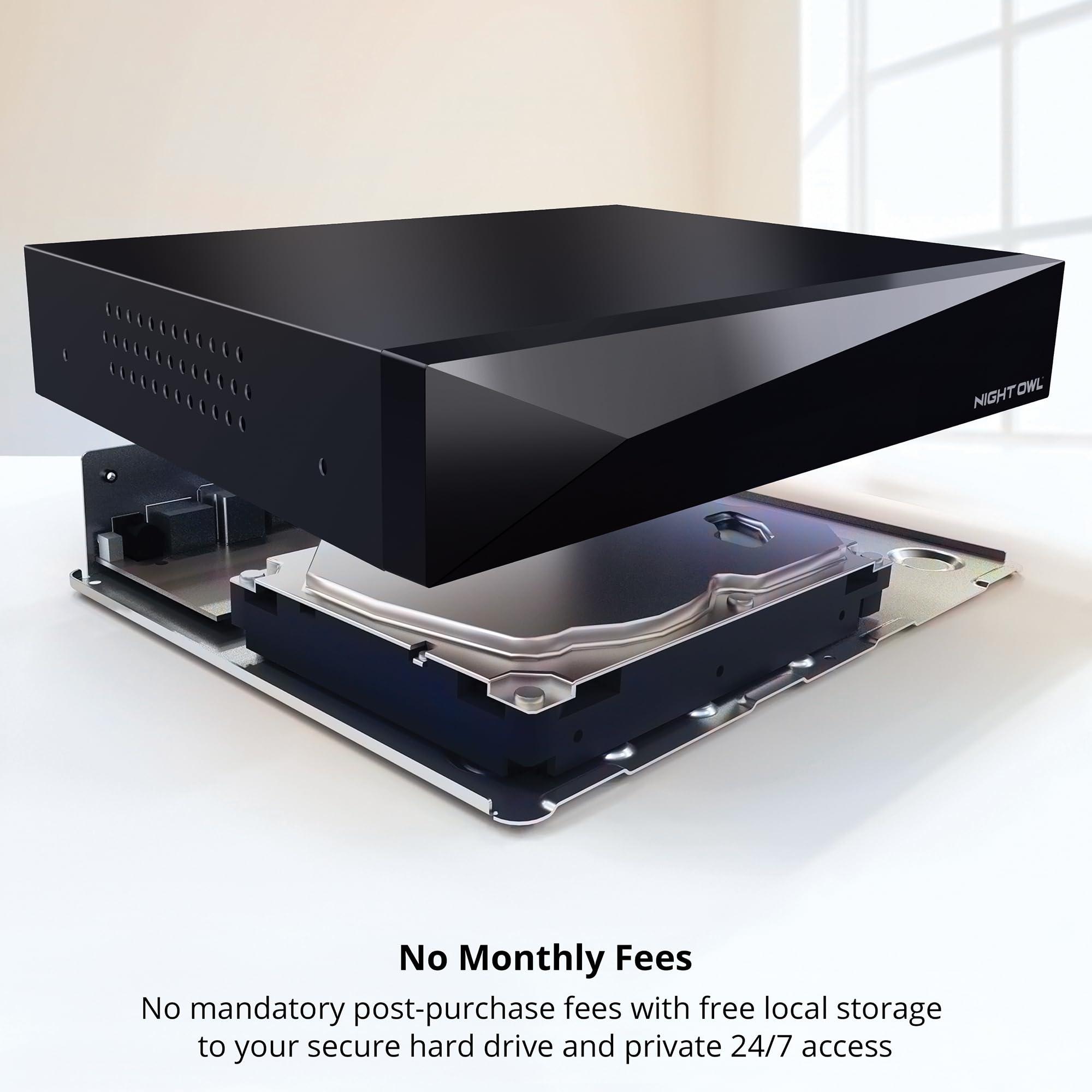 Night Owl Night Owl 2-Way Audio 12 Channel 4K DVR with 2TB Hard Drive - Add up to 12 Total Devices