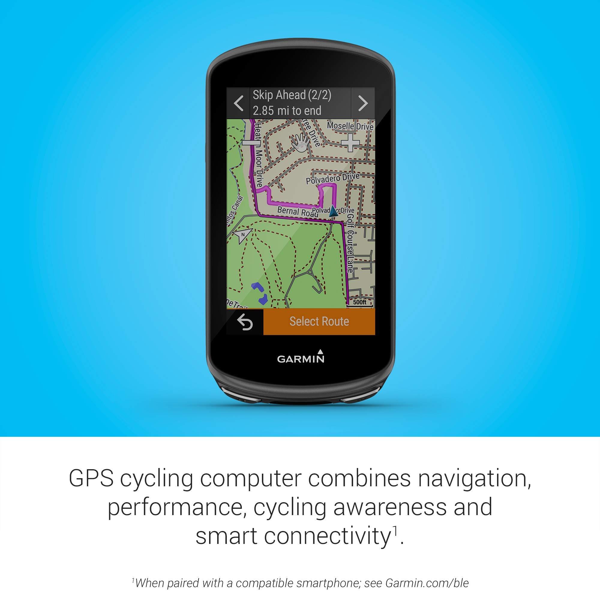 Garmin Garmin Edge 1030 Plus, GPS Cycling/Bike Computer, On-Device Workout Suggestions, ClimbPro Pacing Guidance and More