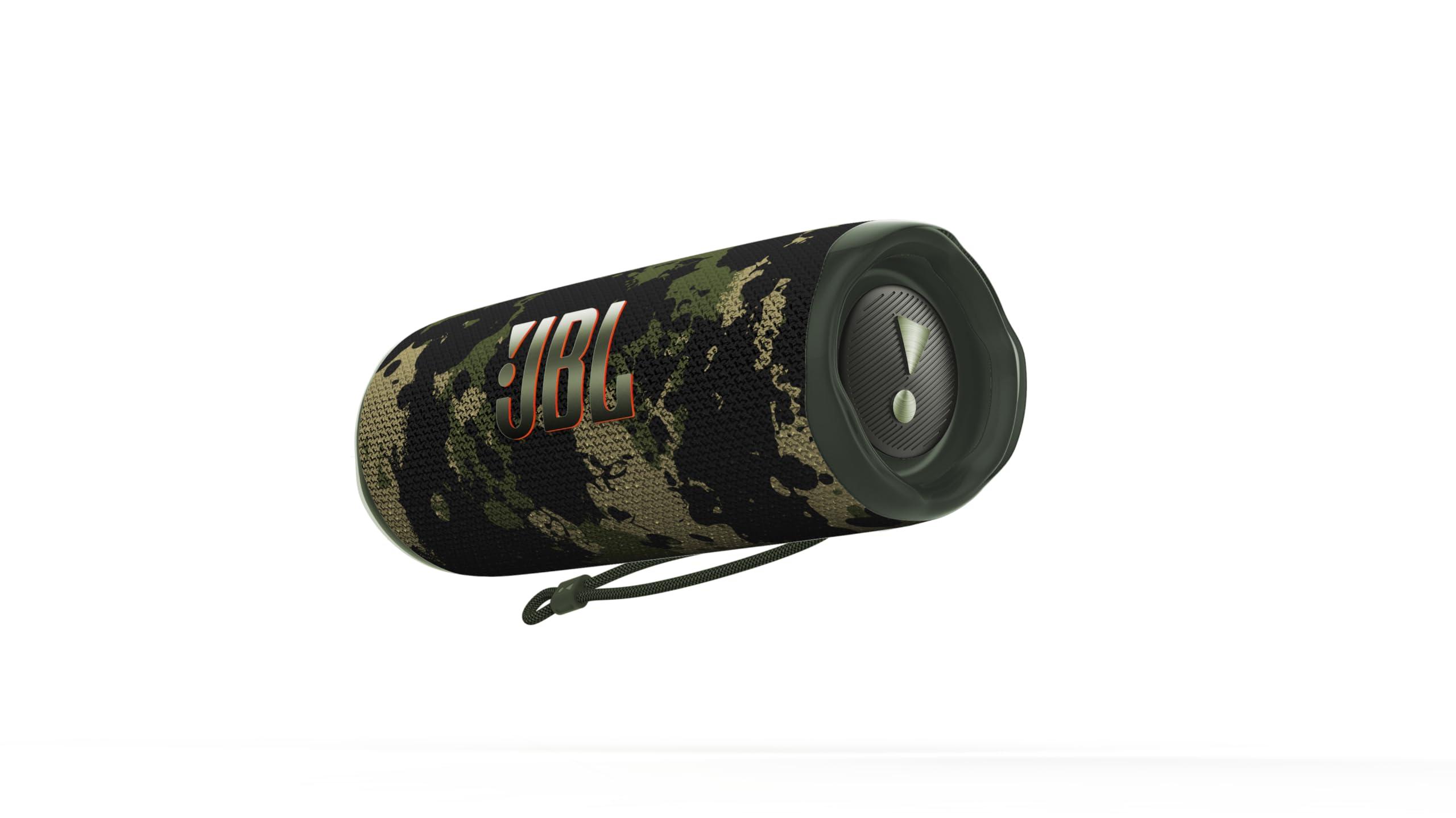 JBL JBL Flip 6 - Portable Bluetooth Speaker, powerful sound and deep bass, IPX7 waterproof, 12 hours of playtime, JBL PartyBoost for multiple speaker pairing for home, outdoor and travel (Camo)