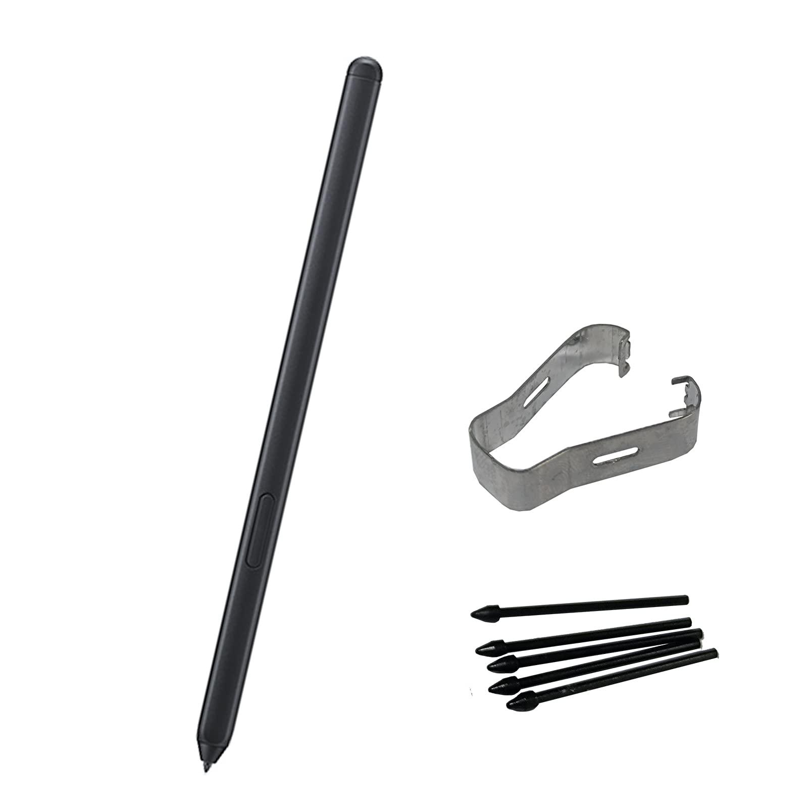 PCTC Galaxy S21 Ultra S Pen Replacement for Samsung Galaxy S21 Ultra 5G S Pen Stylus Pen + 5X Replacement Tips/Nibs (Mystic Black)
