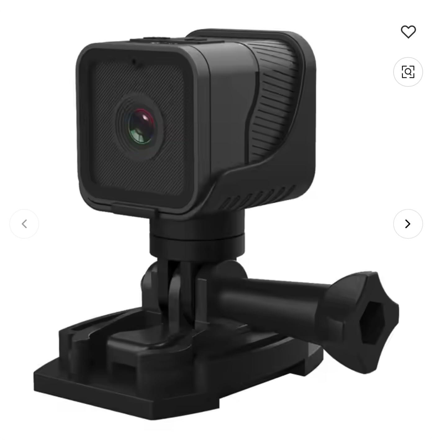 TIROL SUPPLIES TIROL SUPPLIES Bike Camera with 170 Wide Angle, HD 1080P Mini Sport Camera, Loop & Emergency Recording, Bicycle, Outdoor Sports, USB Rechargeable & Portable Action Camera, 1.2 oz (41g)