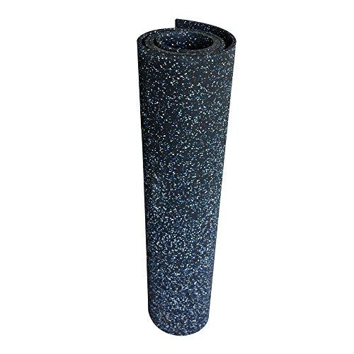 Rubber-Cal Rubber-Cal Elephant Bark Flooring, Black, 3/8-Inch x 4 x 11-Feet