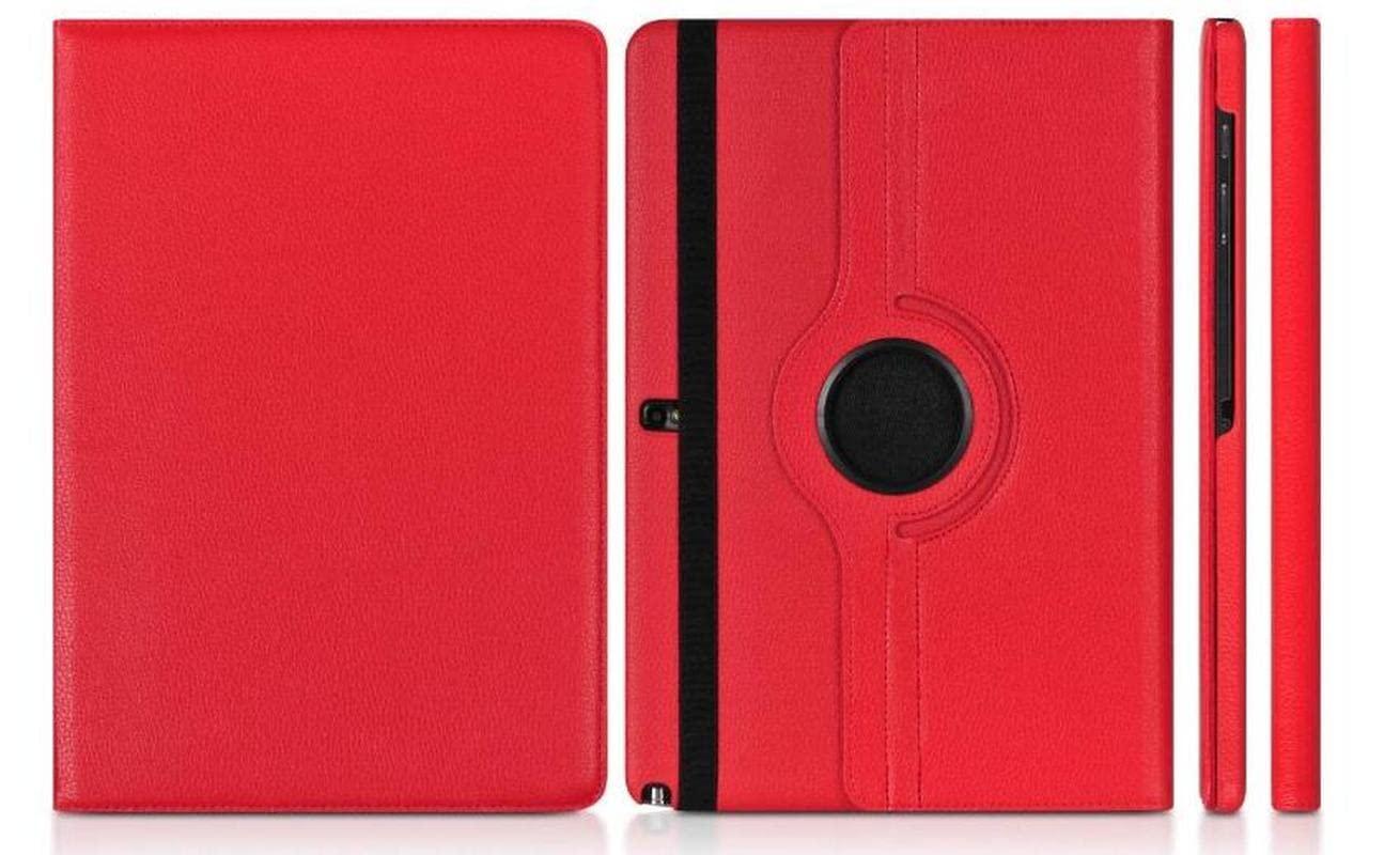 SOENS Suitable for Samsung Galaxy Tab Note Pro 12.2" P900/901/905 SM-P900 T900 Tablet Case 360 Rotating Bracket Flip Stand Cover (Color : Pink, Size : Tab Pro 12.2 SM-P900)