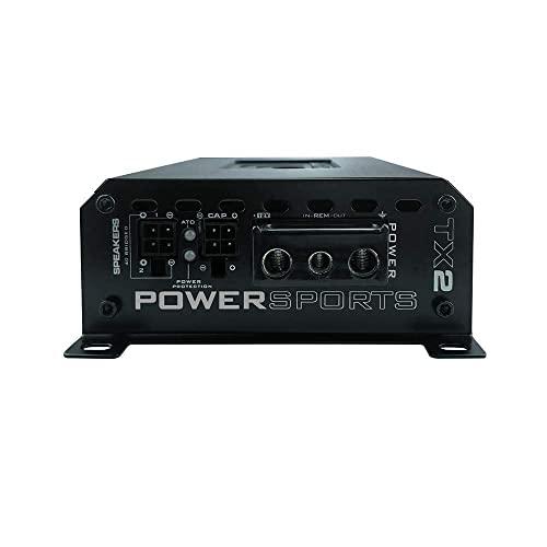 Massive Audio Marine Audio TX2-120 Watts x 2 @ 4 Ohm RMS Marine Compact Car Amplifier 2 Channel Built-in Car Bluetooth (Bluetooth Dongle is Optional Sold Separately)
