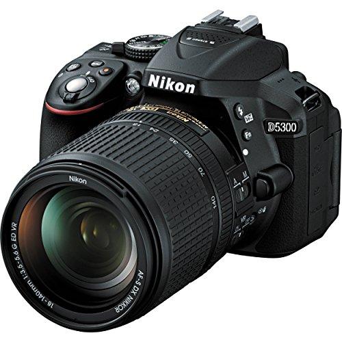 Nikon Nikon D5300 24.2 MP CMOS Digital SLR Camera with 18-140mm f/3.5-5.6G ED VR Auto Focus-S DX NIKKOR Zoom Lens (Black)
