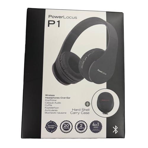 PowerLocus PowerLocus Wireless Bluetooth Over-Ear Stereo Foldable Headphones, Wired Headsets Rechargeable with Built-in Microphone for iPhone, Samsung, LG, iPad (Rose Gold PL Collection)