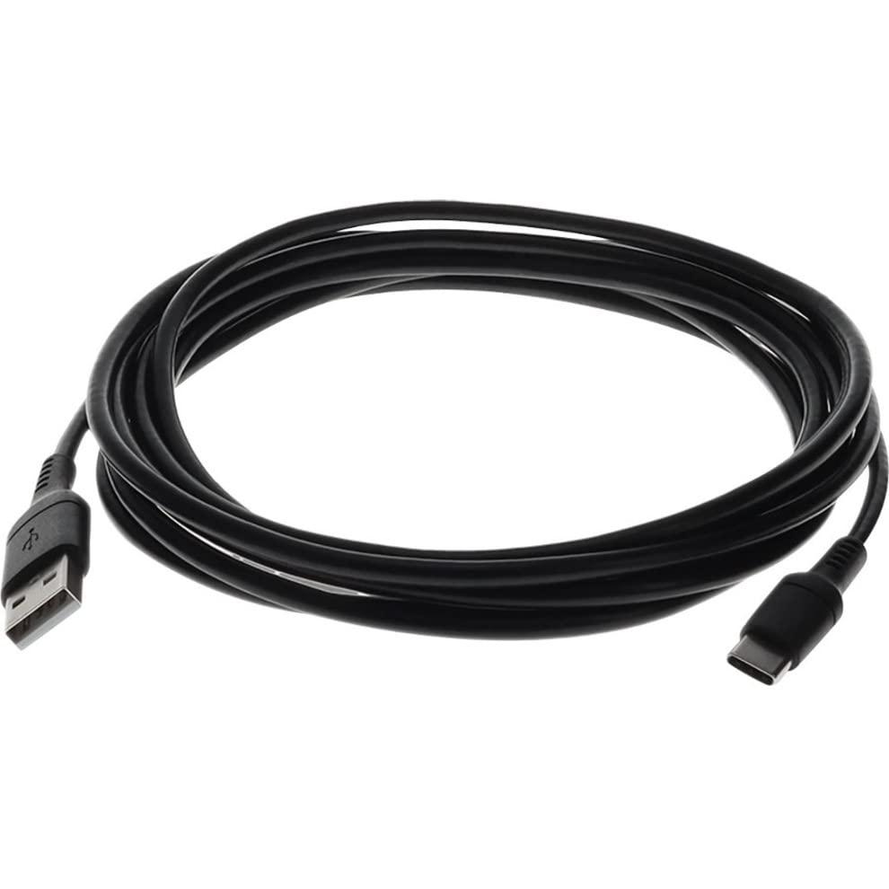AddOn AddOn 1.0m (3.3ft) USB-C Male to USB 2.0 (A) Male Sync and Charge Black Cable