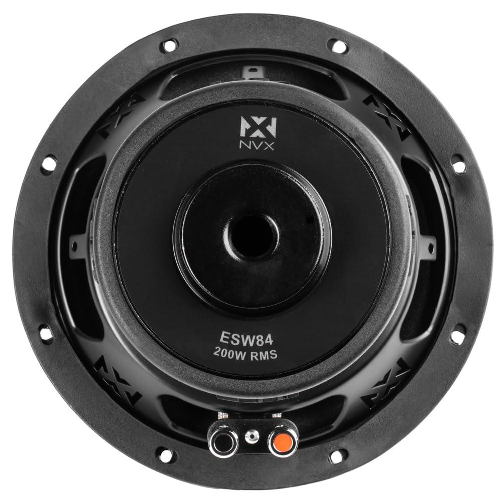 NVX NVX ESW84 400W Peak (200W RMS) E-Series 8" Single 4-Ohm Car Subwoofer