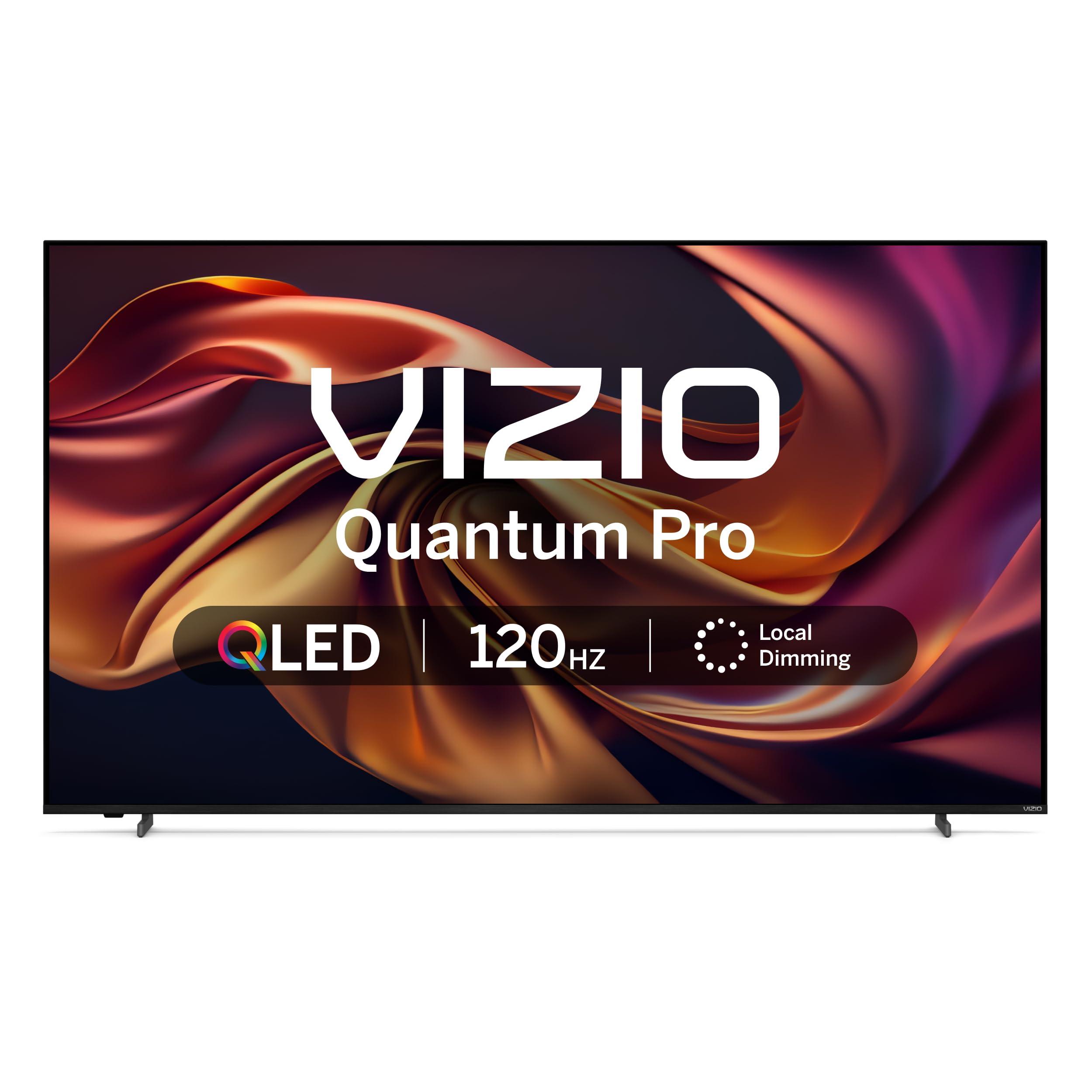 VIZIO VIZIO 75-inch Quantum Pro 4K QLED 120Hz Smart TV with 1,000 nits Brightness, Dolby Vision, Local Dimming, 240FPS 1080p PC Gaming, WiFi 6E, Apple AirPlay, Google Cast Built-in (VQP75C-84, 2023)