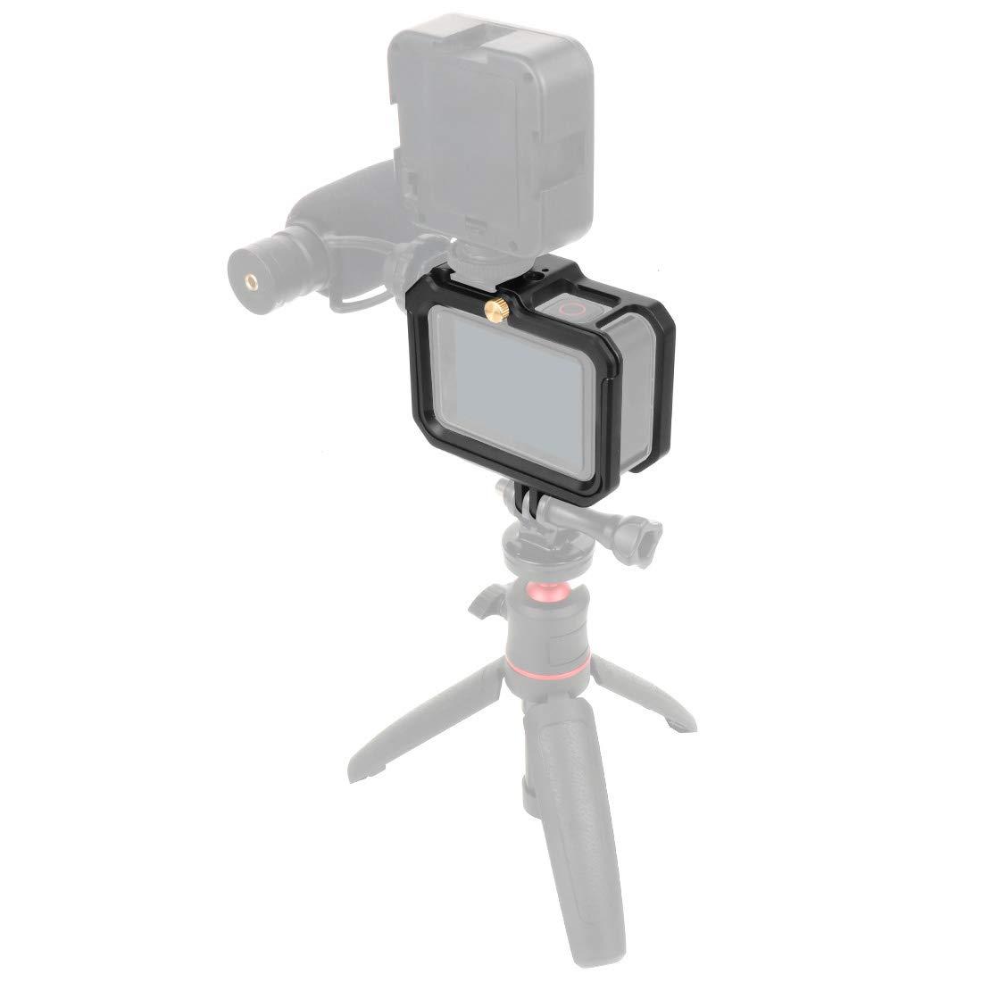 BGNing BGNing Aluminum Case Compatible for GoPro Hero 9 Black Camera Metal Cage Protective Shell Housing Frame Form-Fitted w/Cold Shoe 52mm Filter Mount (only Shell)