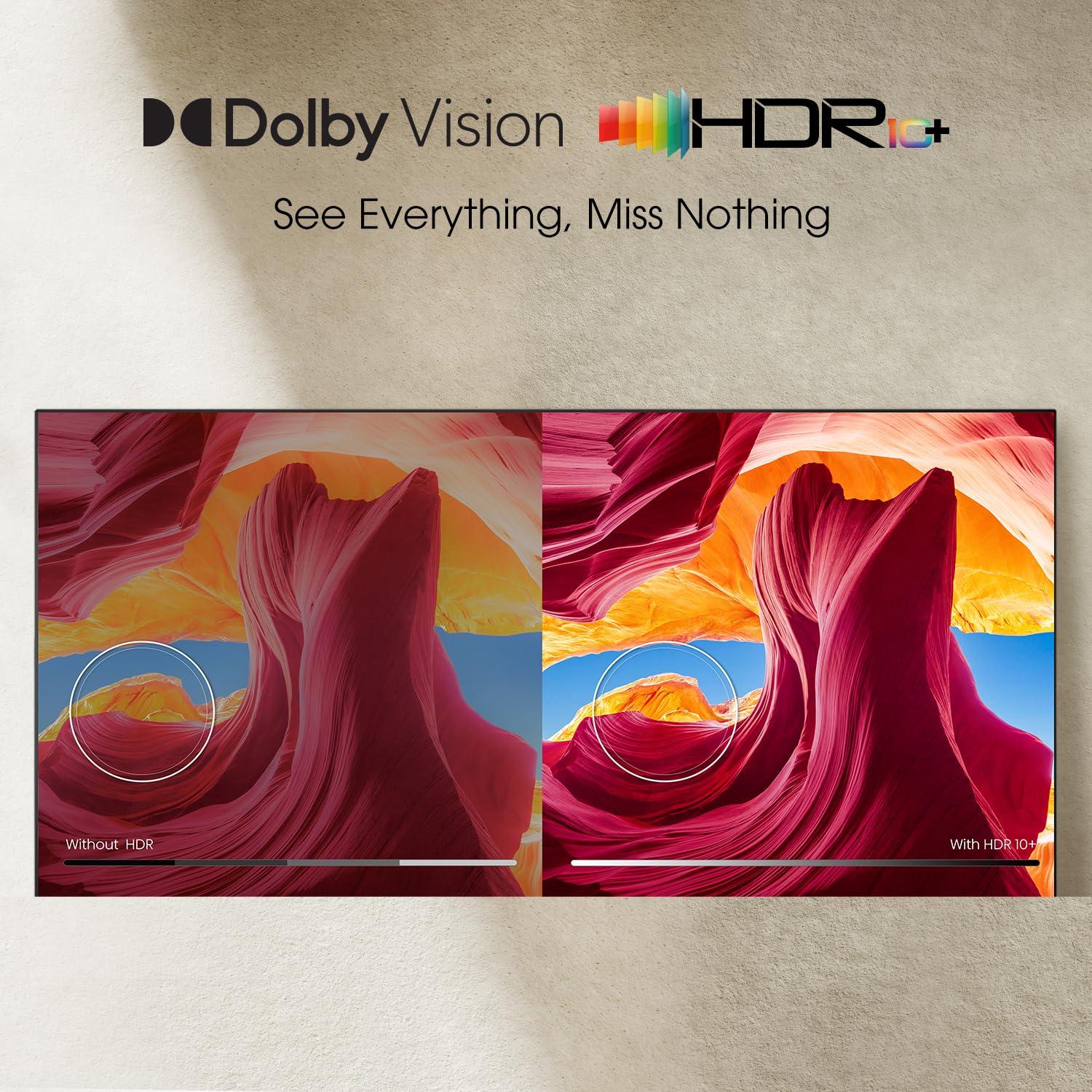 Hisense Hisense 75 Class U6 Series ULED 4K UHD Smart Fire TV (75U6HF, 2024) - QLED, Full Array Local Dimming, 600-Nit, Dolby Vision HDR 10+, HDMI 2.1, MEMC, 240 Motion Rate with VRR, Alexa Compatibility