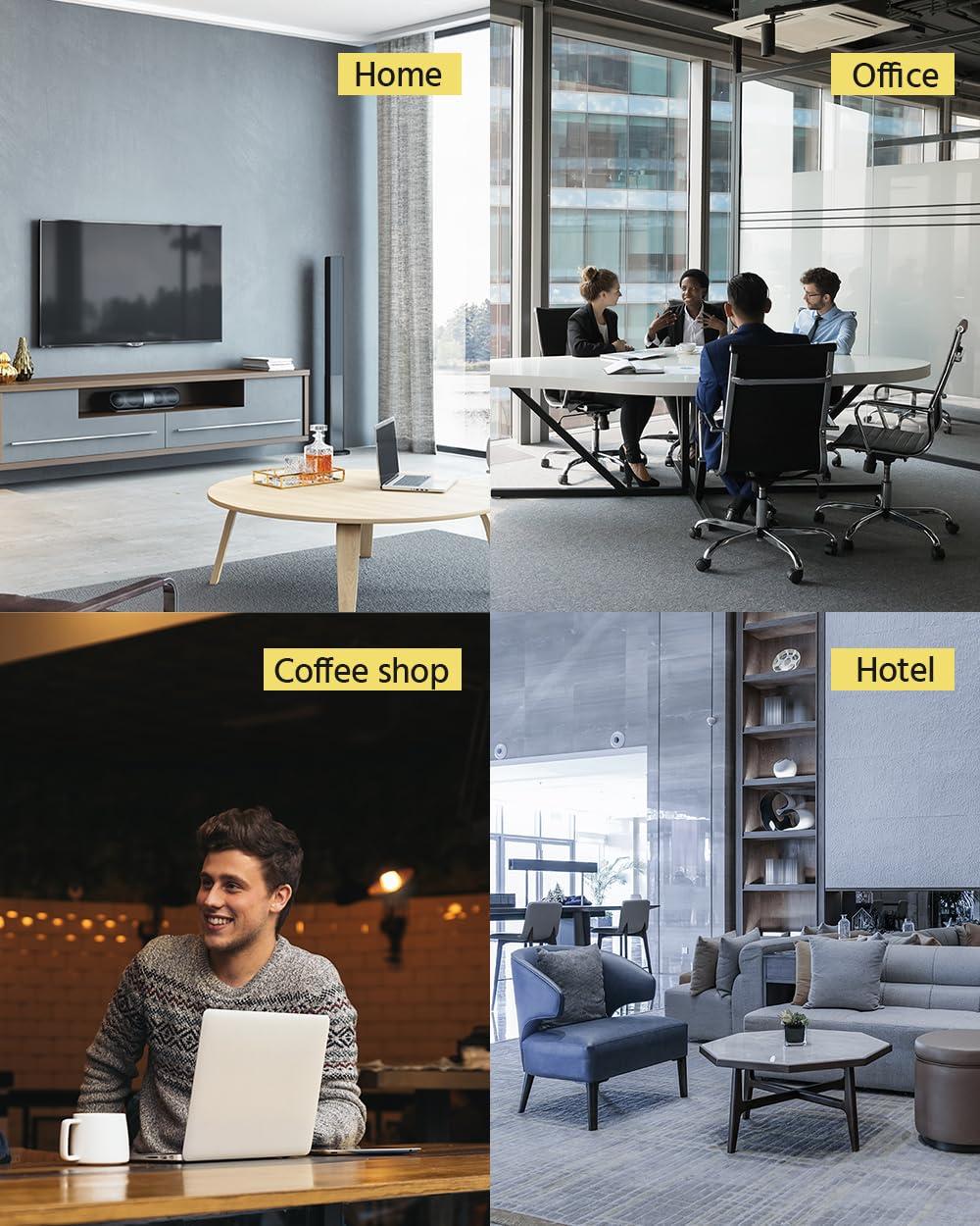 ANNKE ANNKE 100 FT Cat5e Internet High-Speed Network Cable, High-Speed PoE Ethernet Cable IP Camera and NVR System, Modem, PC, Consoles, etc., Compatible for Indoor/Outdoor Use