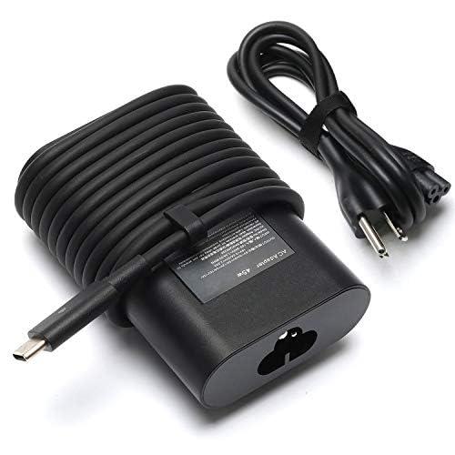 Givehooy 45W USB-C Type C AC Adapter Charger Power Supply for Dell XPS 13 XPS 12 9360 9365 9370 9333 9380 7390 9310 2-in-1 Inspiron 14 7437 Latitude 7275 7370 5175 5285 5290-2in1 LA45NM150 Laptop