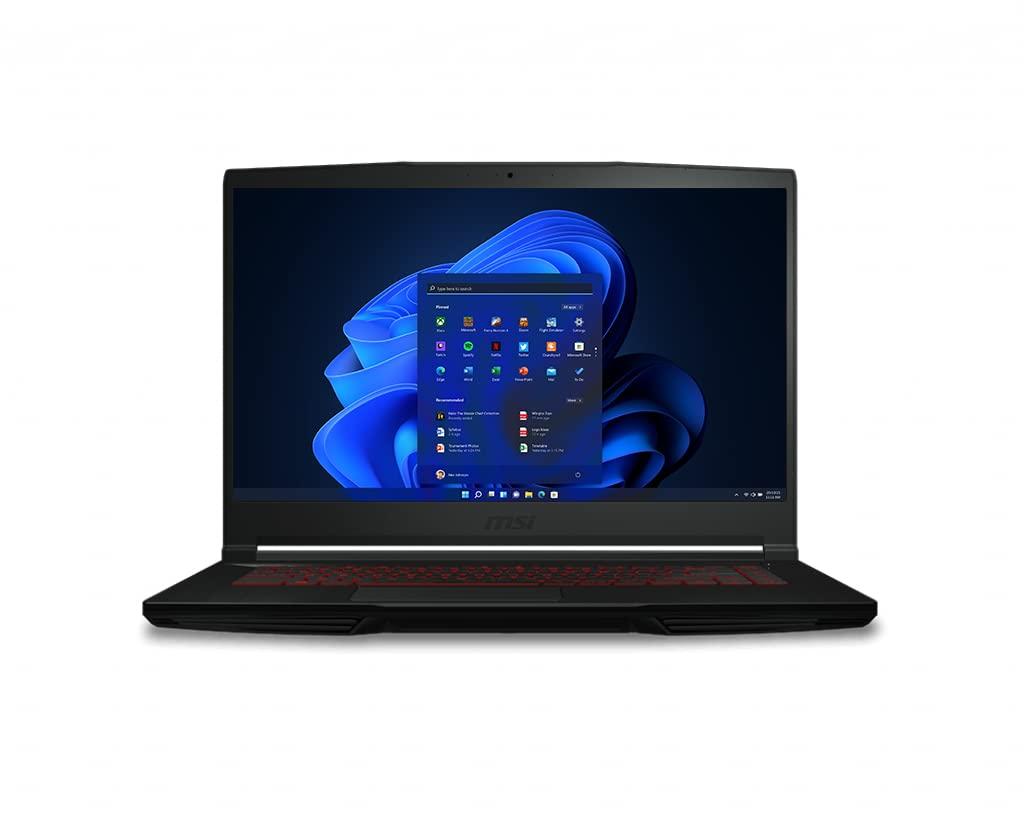 MSI MSI GF63 Thin 10SC - 2021 New Laptop - 15.6" FHD IPS - 4-Core Intel i5-10300H - 8GB DDR4 256GB SSD - NVIDIA GeForce GTX 1650 4GB GDDR6 - Wi-Fi 6 - Backlit Keyboard - Win11 Pro