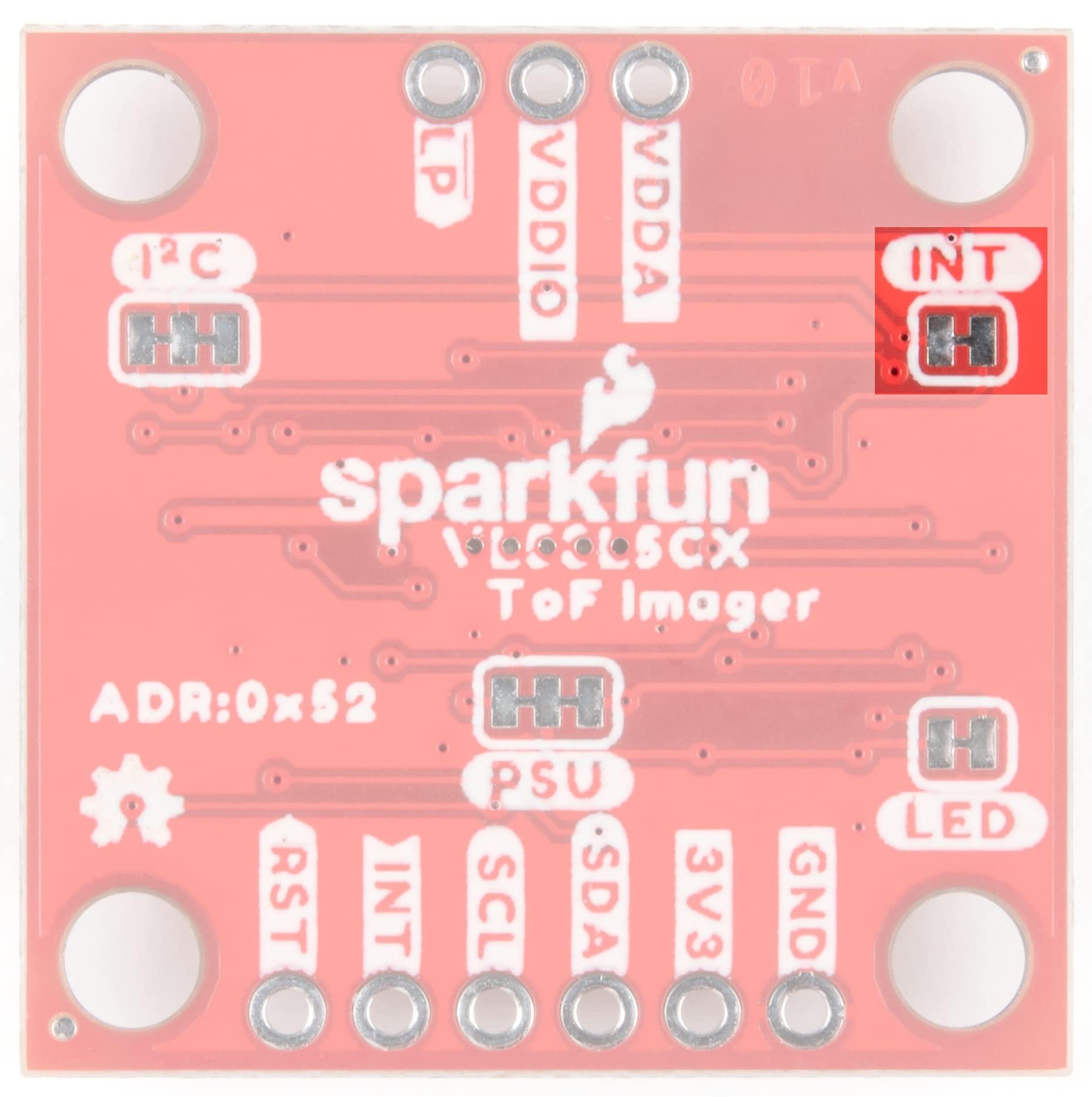 SparkFun SparkFun Qwiic ToF Imager -VL53L5CX-Multizone Distance Measurements -Up to 8x8 Zones w/Wide 63 Diagonal FoV -3D Room Mapping Obstacle Detection Gesture Recognition IoT Laser-Assisted autofocus AR/VR