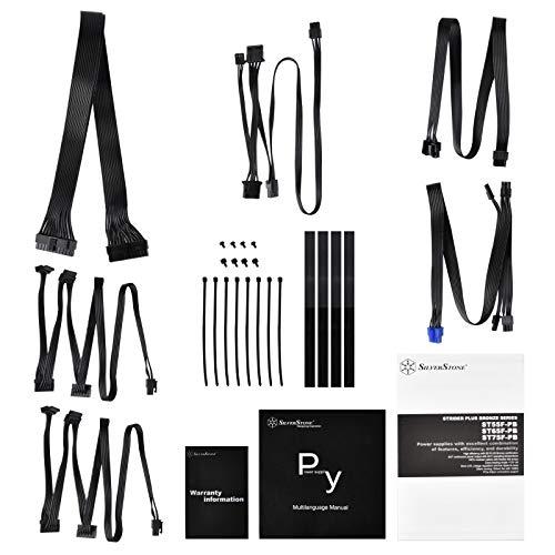 SilverStone Technology SilverStone Technology 550 Watt ATX Power Supply 80 Plus Bronze with 100% Modular Cable Design ST55F-PB