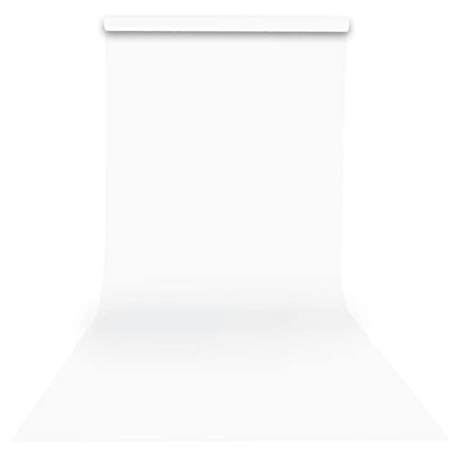 Yizhily Yizhily Seamless Photography Photo Backdrop Background Paper for Photoshoot, Arctic White, 53''x16.5'