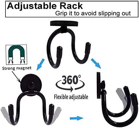 AUXPhome AUXPhome Magnetic Headset Holder up to 1 kg(2 lbs), Adjustable Headphone Holder Headphone Hanger Stand Headphone Hook for Computer/Gaming Headsets, Headphone - No Headsets