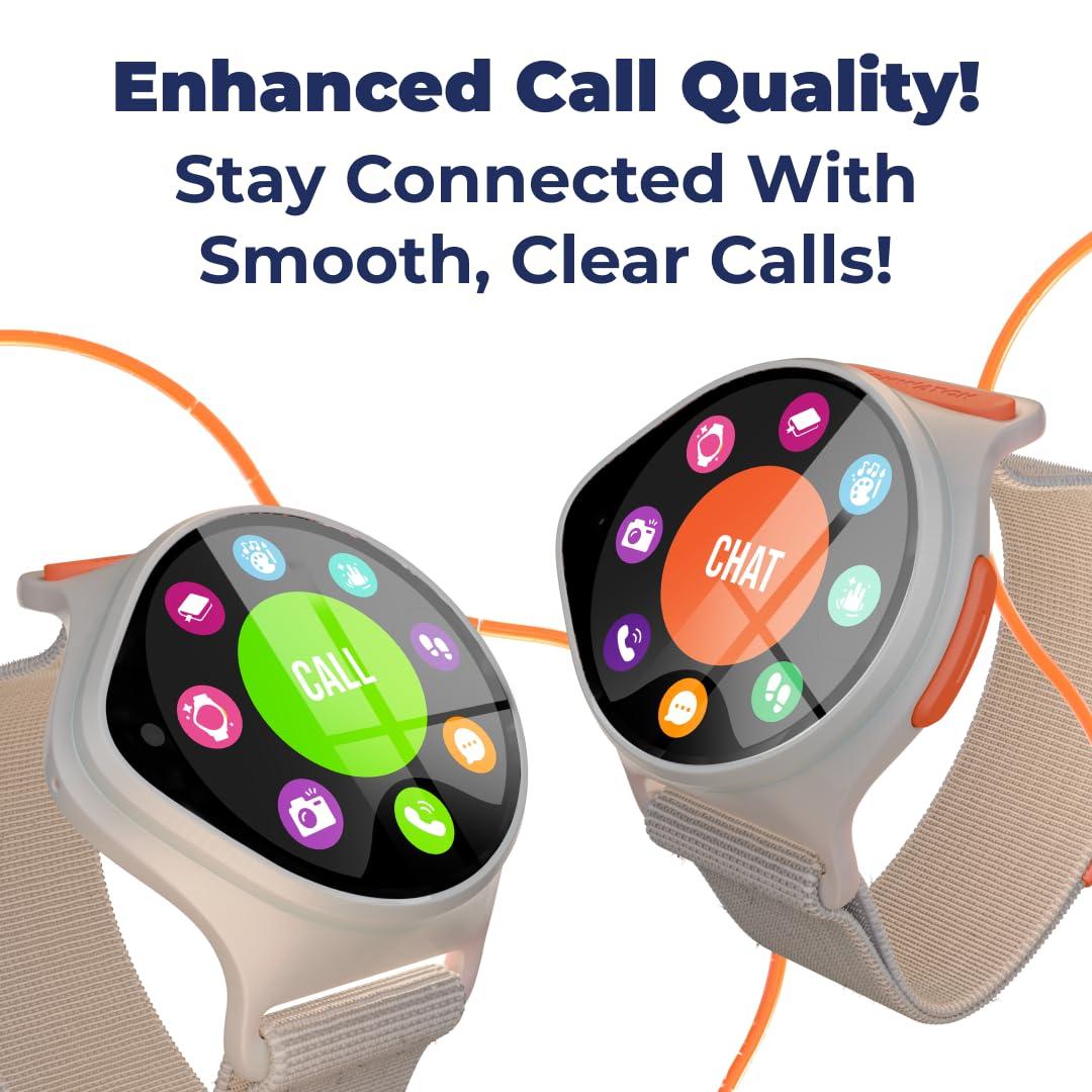NIckwatch By Nickelodeon NIckwatch By Nickelodeon GPS Tracking Smartwatch with App, Chat & Call, Durable, SOS Call, Motion Games, Step Counter, School Mode & More! Endless Fun for All! Requires Data Plan-First Month Free