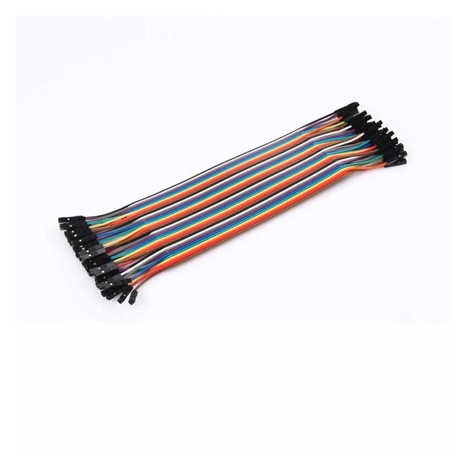 Buxns Buxns 1PCS/LOT YT2041B Du-pont Line 40P Flexible Flat Cable Rainbow Cable 2.54 Mm Pitch Wiring Harness Female to Female Length 20CM