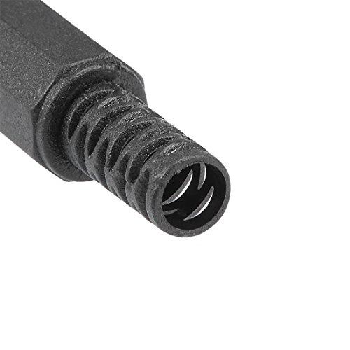 uxcell uxcell 5.5x2.5mm DC Female Connector Jack Solder Adapter DIY DC Barrel Connectors Replacement 10pcs