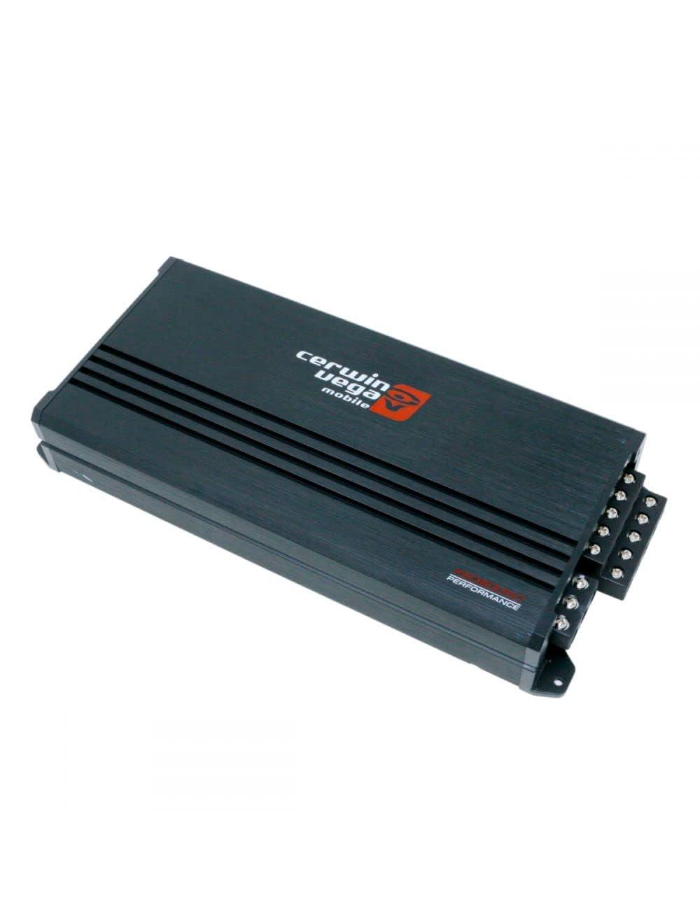 Cerwin Vega Mobile CV Cerwin Vega XED8005D 5-Channel 660W RMS Class D Car Amplifier Compact with Vega Bass Boost Crossover Frequency Response for Quality Car Audio System