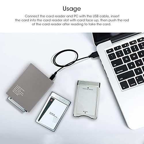 Acogedor USB 2.0 PCMCIA Card Reader, USB2.0 Interface to PC Card ATA, PCMCIA, PC Card Memory Card Reader Support 20MB-20G, Plug and Play, Hot Swap