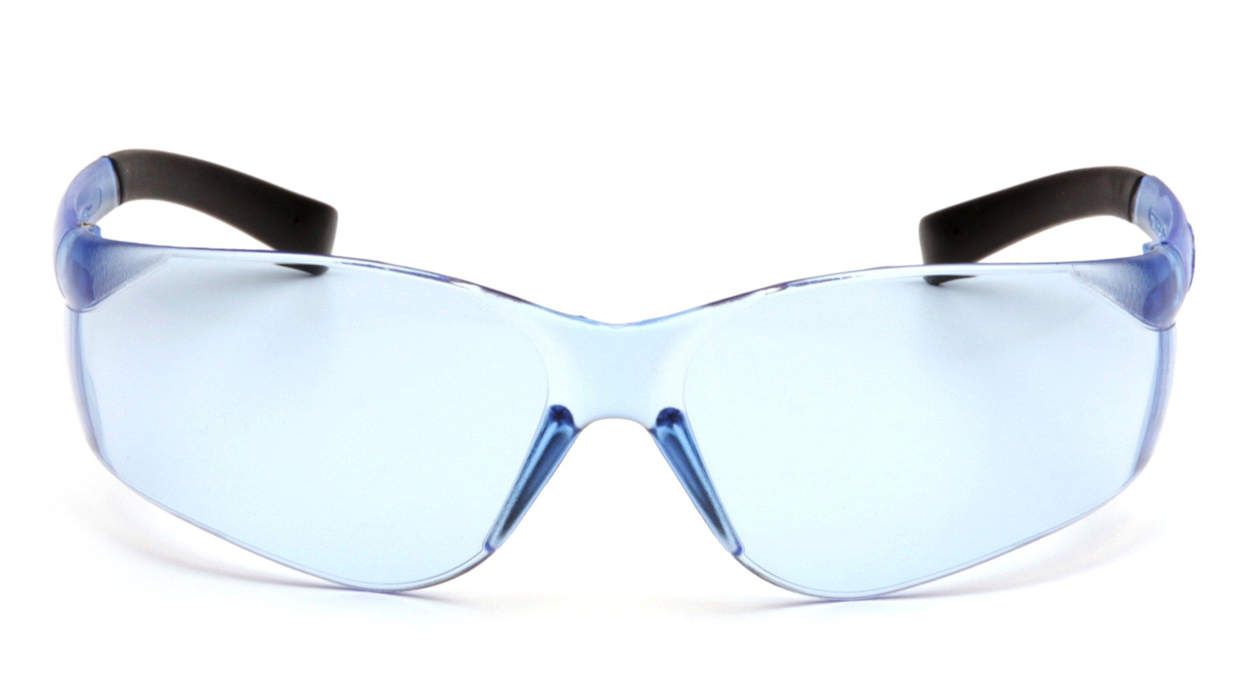 Pyramex Safety Pyramex S2560ST Ztek Safety Glasses Infinity Blue Anti-Fog Lens Infinity Blue Frame ANSI Z87+