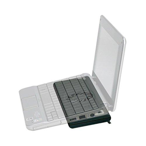 Aidata Aidata LapCooler NS009 Portable Laptop Cooling Stand (Large) with Integrated USB Cooling Fan / 12-15 Degrees View Angle, Black